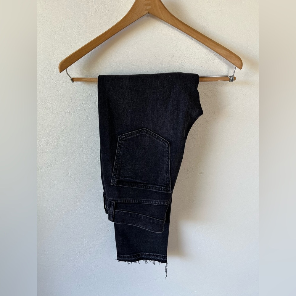 Gap Vintage Slim High Rise Black Jeans Size 28